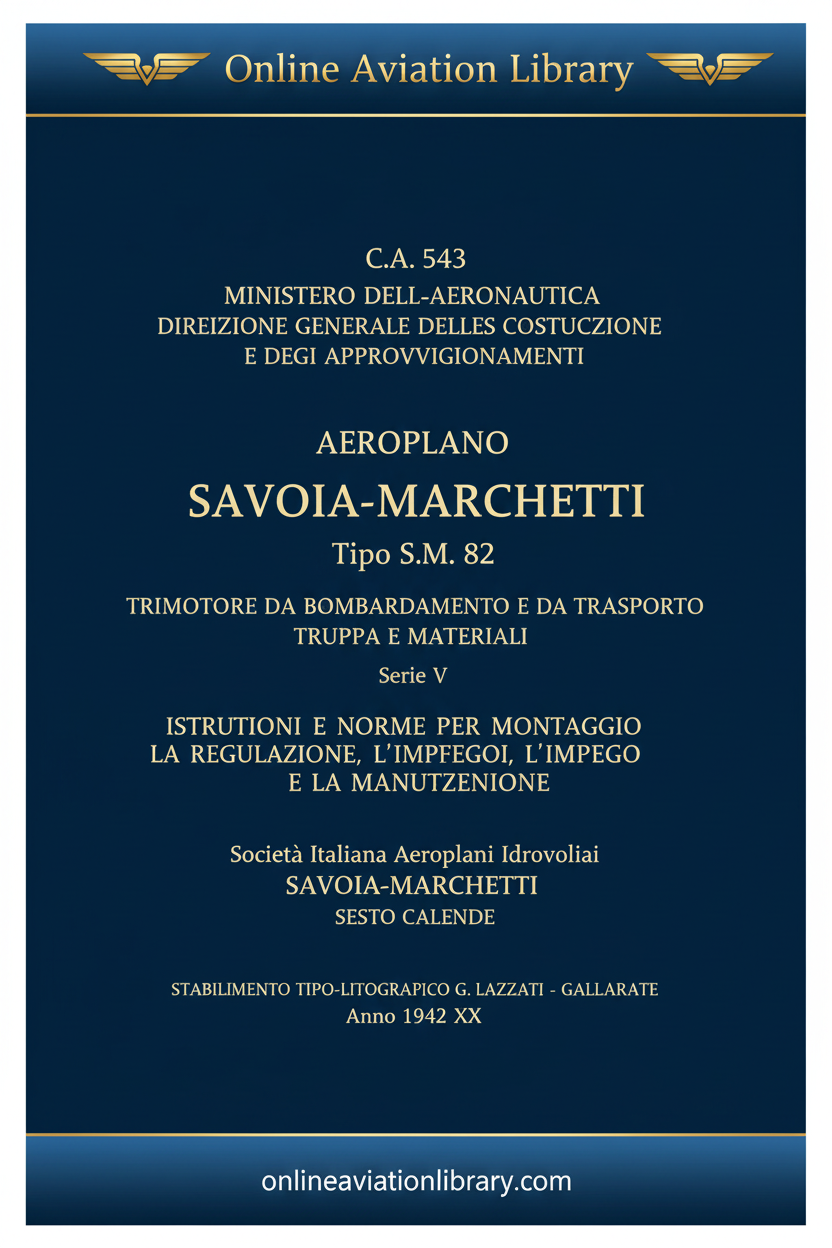 Cover - SM82 Serie V 1942