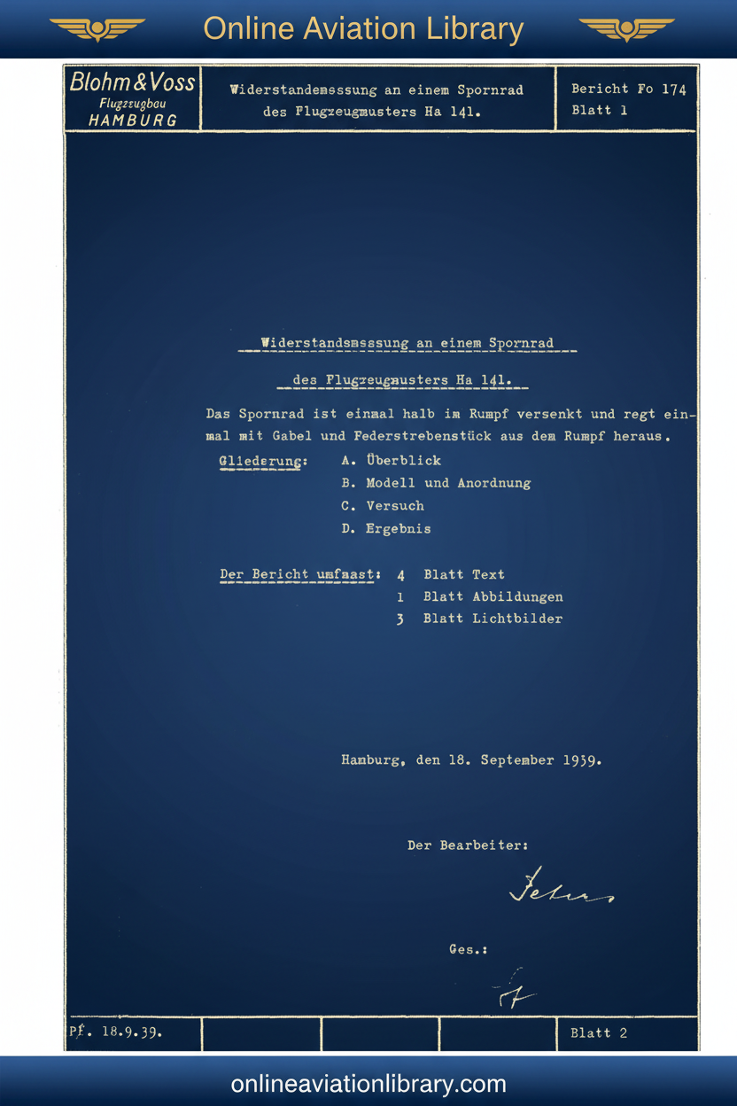 Cover - Versuchsbericht Fo 174
