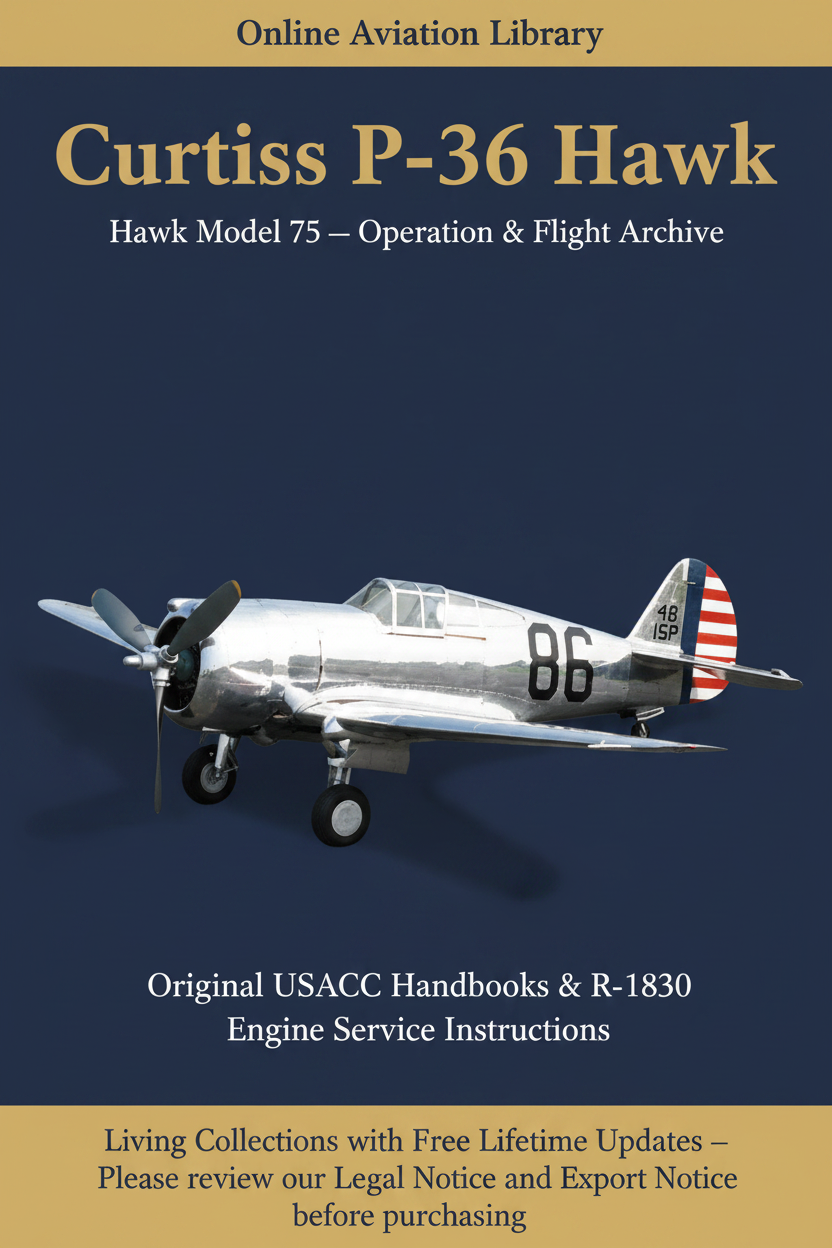 Curtiss P-36 Hawk Portrait Banner