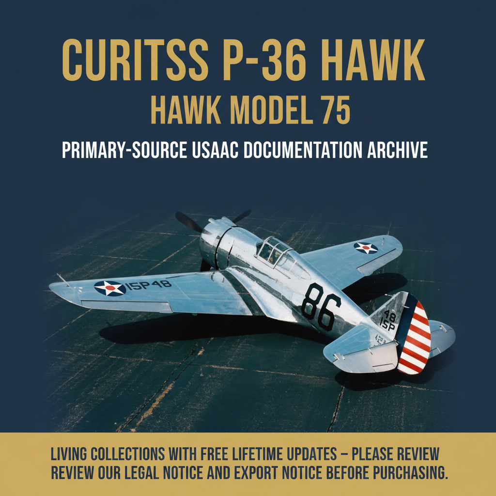 Curtiss P-36 Hawk Square Banner