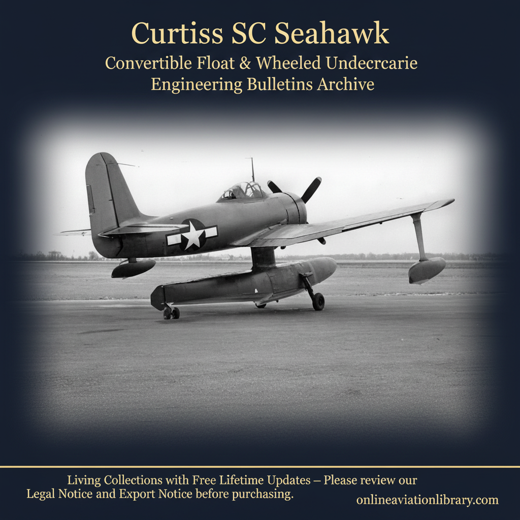 Curtiss SC Seahawk — Ground Configuration Square Banner