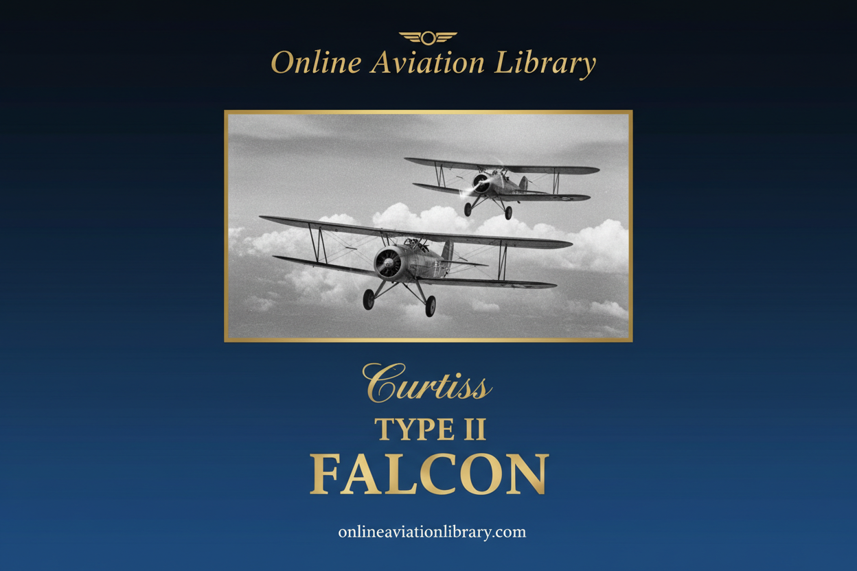 Curtiss Type II Falcon Cover Page
