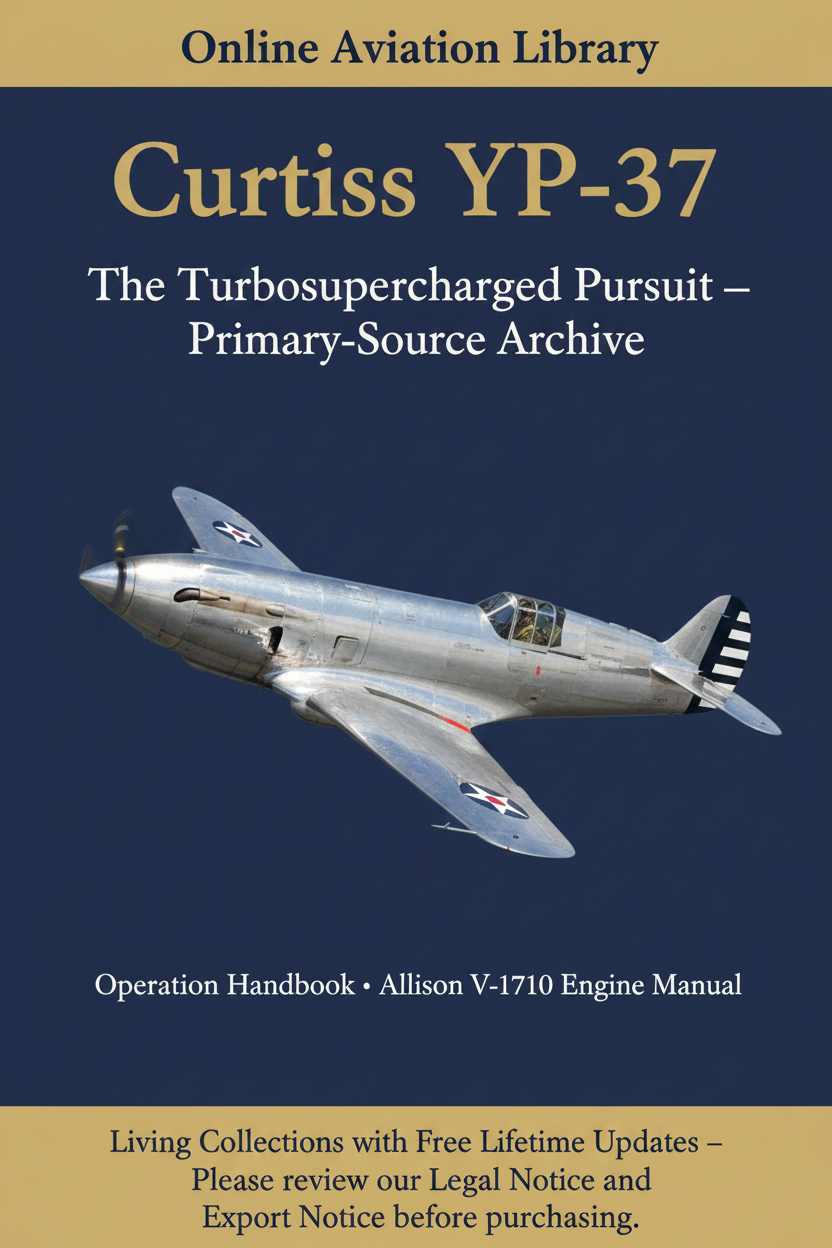 Curtiss YP-37 Portrait Banner