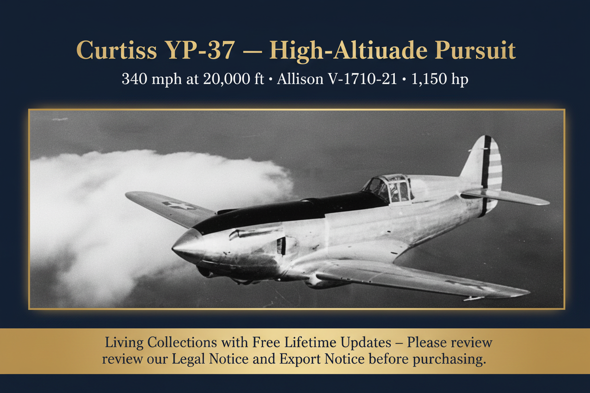 Curtiss YP-37 Wide Banner