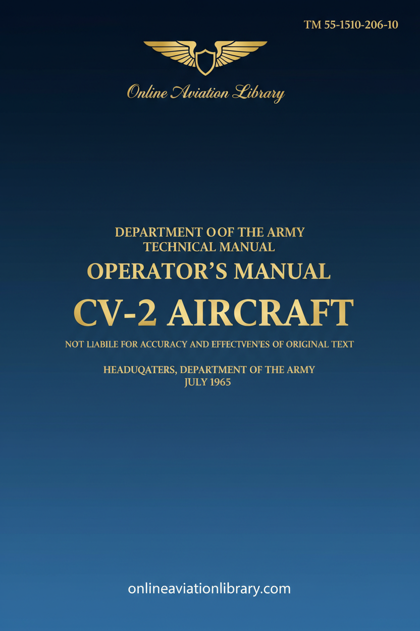 CV-2 Operator's Manual Text-Only Cover Page