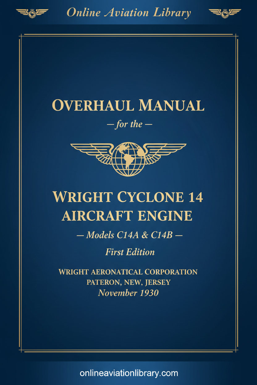 Cyclone 14 C14A C14B Overhaul Manual