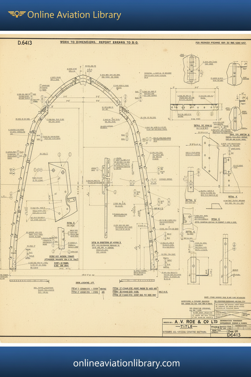 D.6413 Engineering Blueprint Standard Cover Yellow