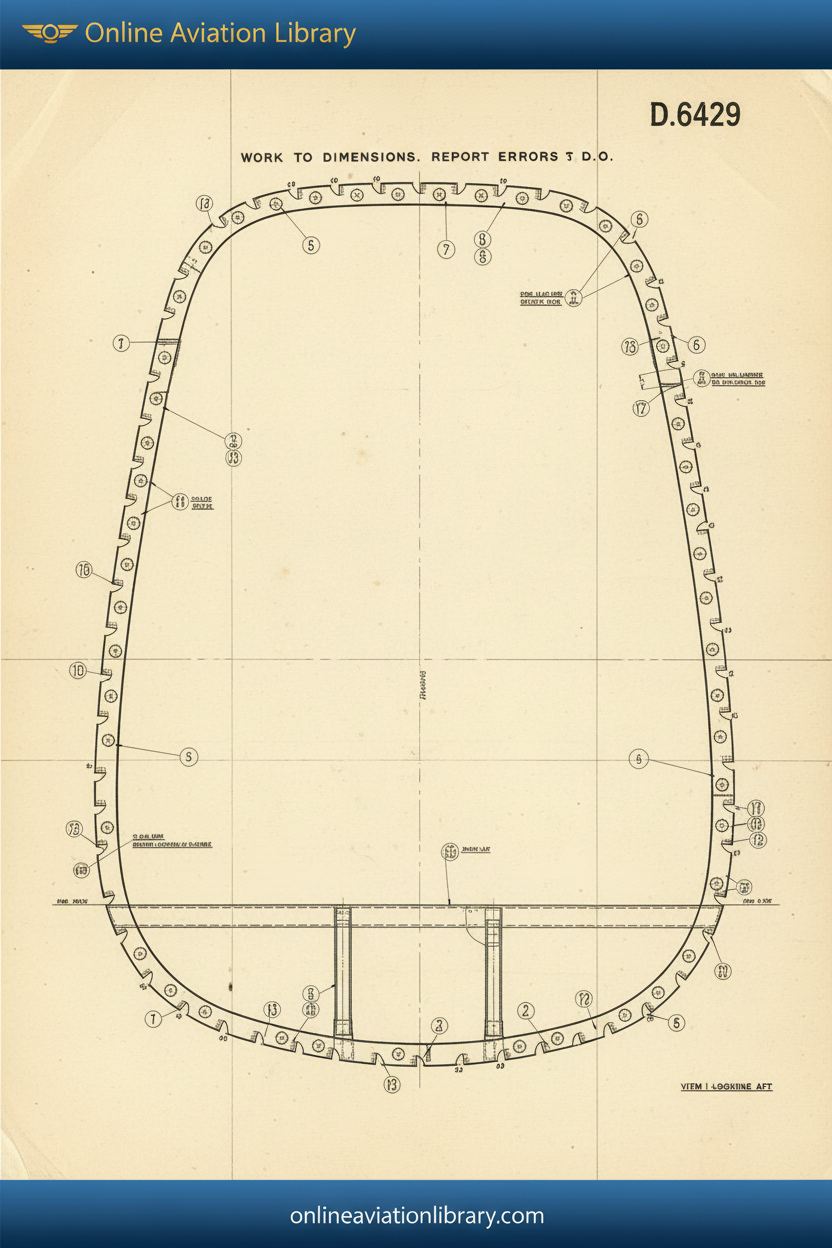 D.6429 Engineering Blueprint Standard Cover Yellow