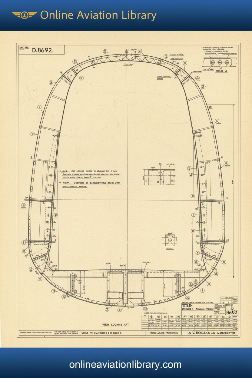D.8692 Engineering Blueprint Standard Cover Yellow