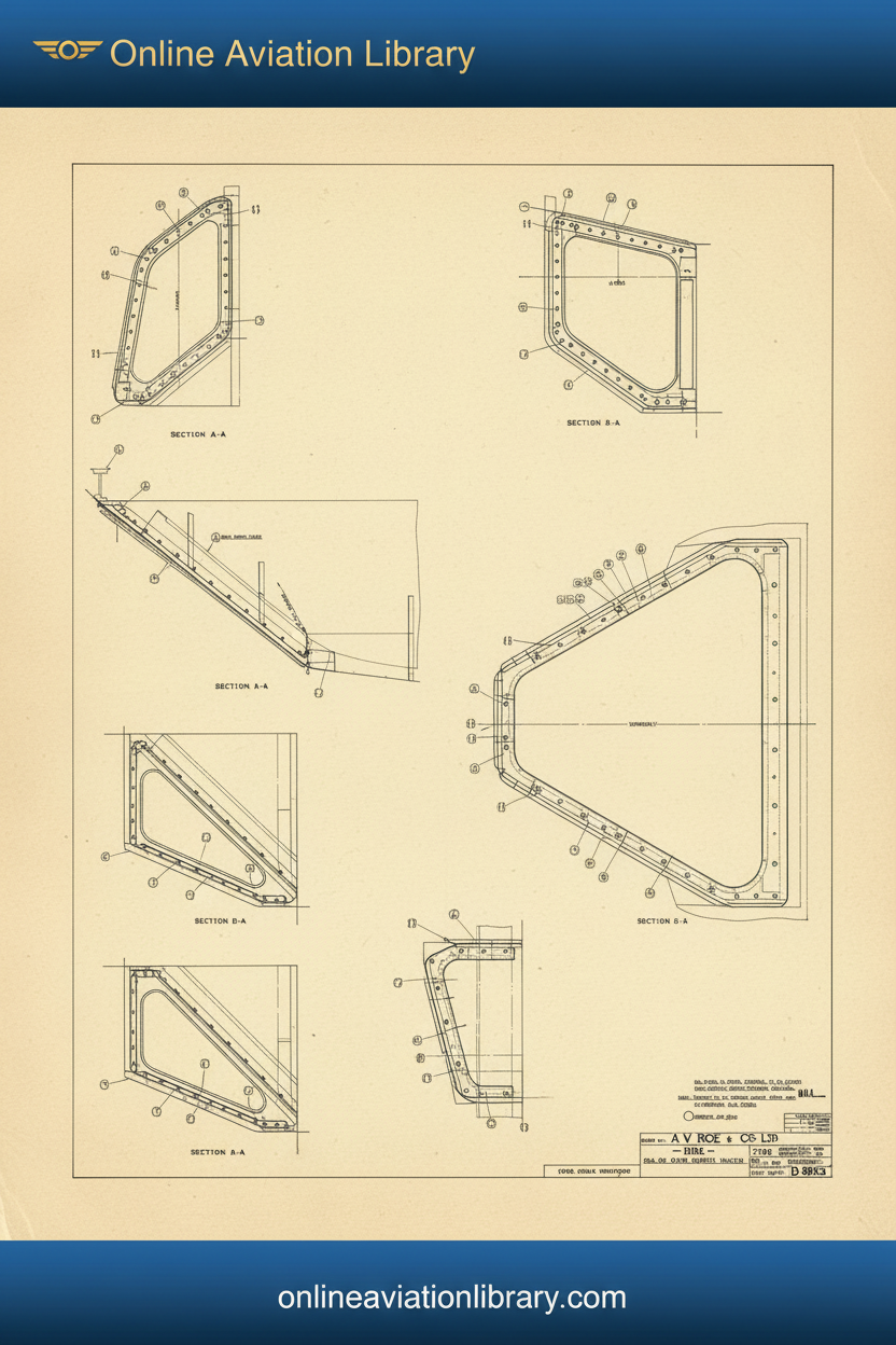 D.8953 Engineering Blueprint Standard Cover Yellow