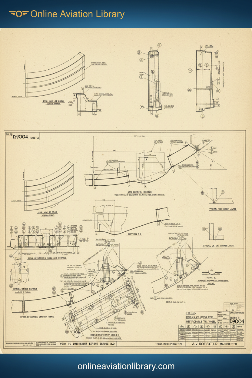 D.9004 Engineering Blueprint Standard Cover Yellow