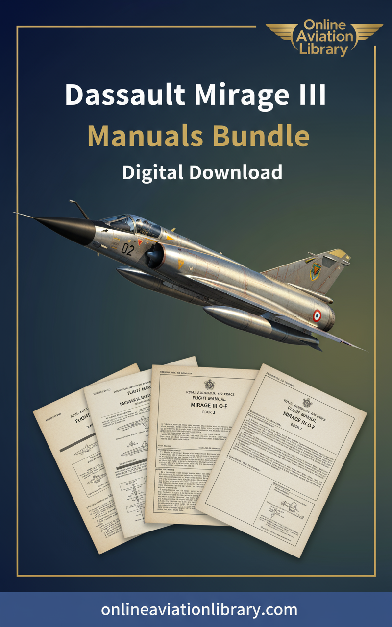 Dassault Mirage III Manuals Bundle Banner