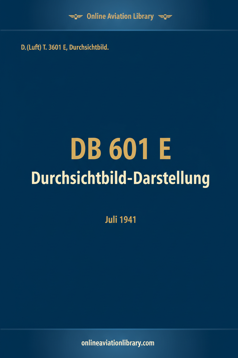 DB 601 E Durchsichtbild-Darstellung Standard Cover Page 1