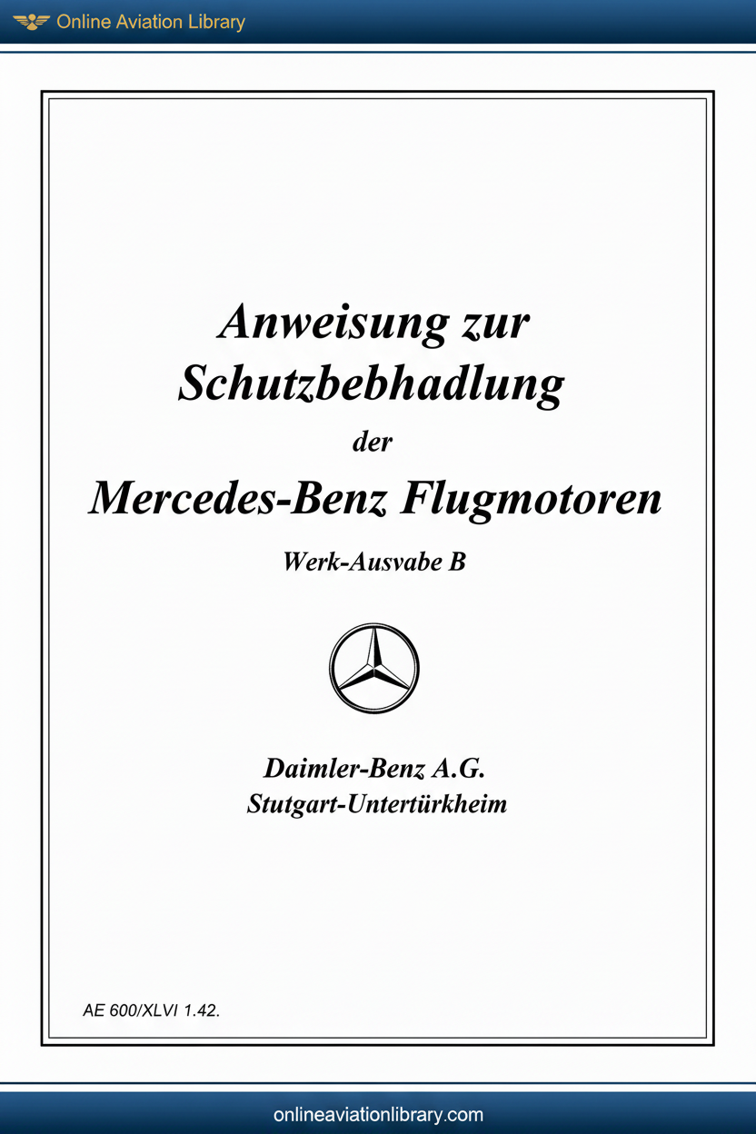 DB 601 Standard Cover Page 1 - Schutzbehandlung Manual