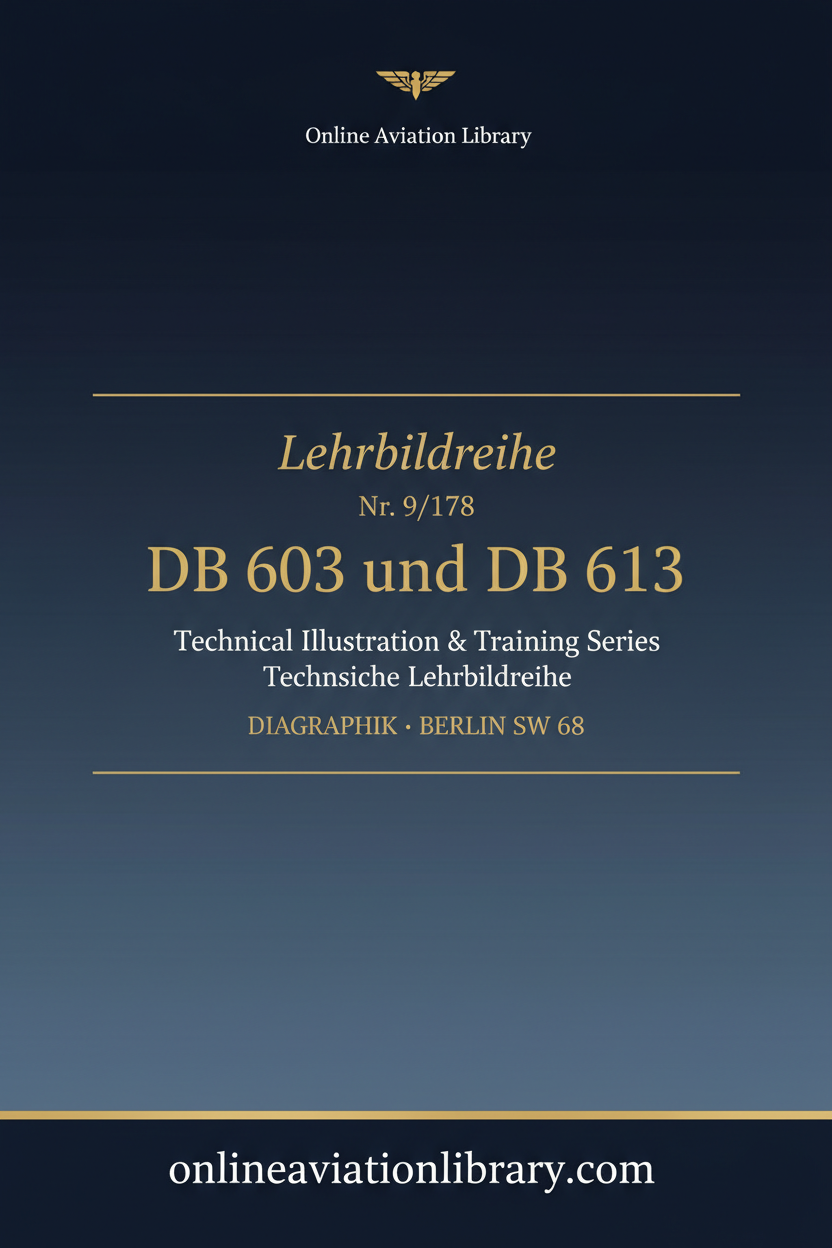 DB 603 und DB 613 — Lehrbildreihe Cover Page