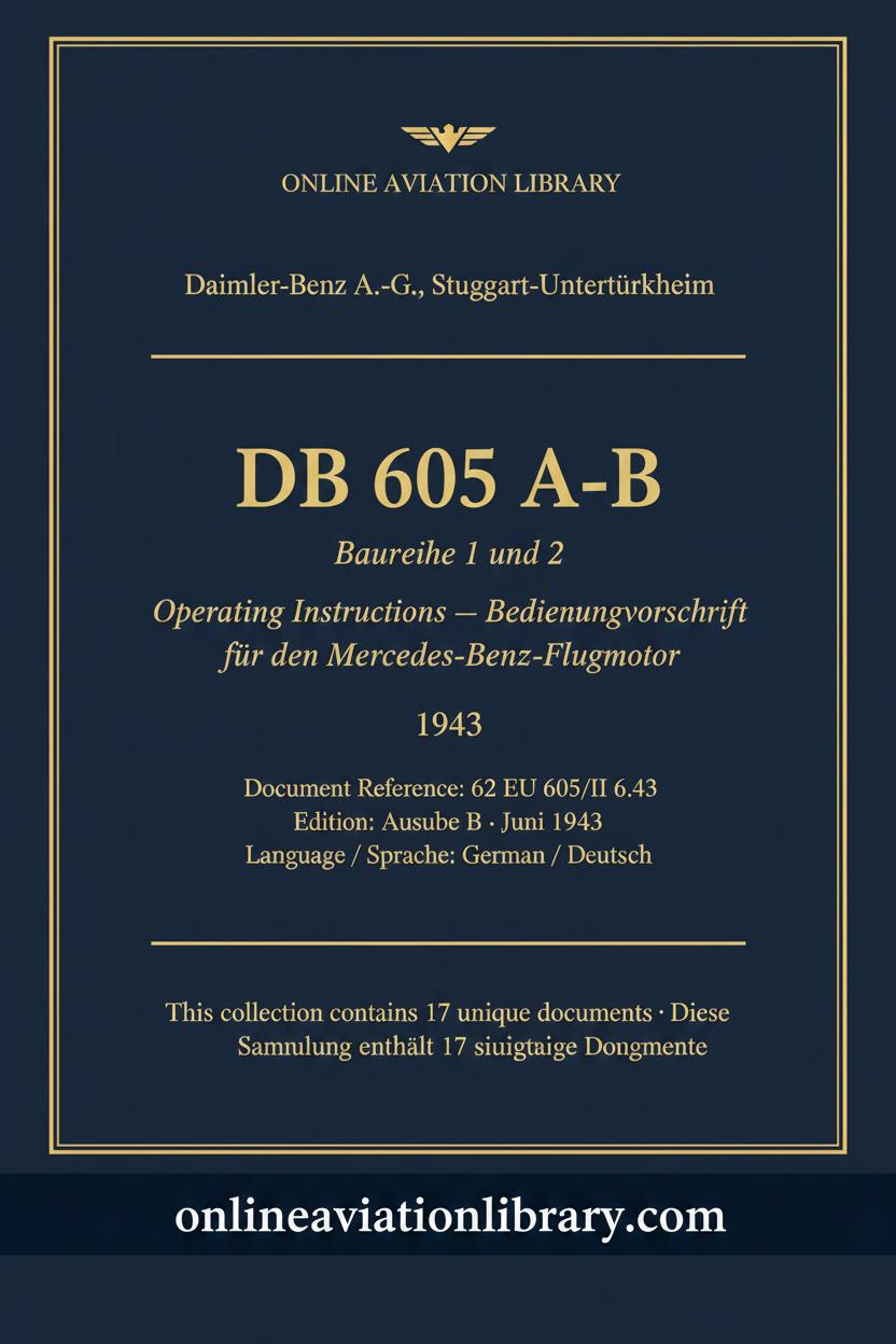 DB 605 A-B — Bedienungsvorschrift