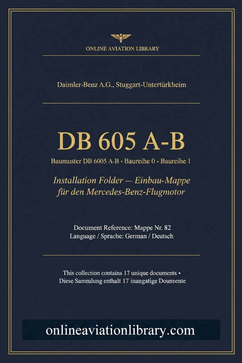 DB 605 A-B — Einbau-Mappe