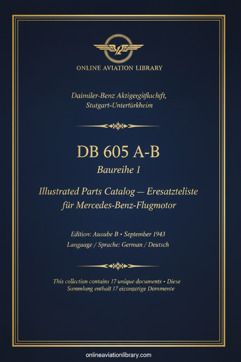 DB 605 A-B — Ersatzteilliste