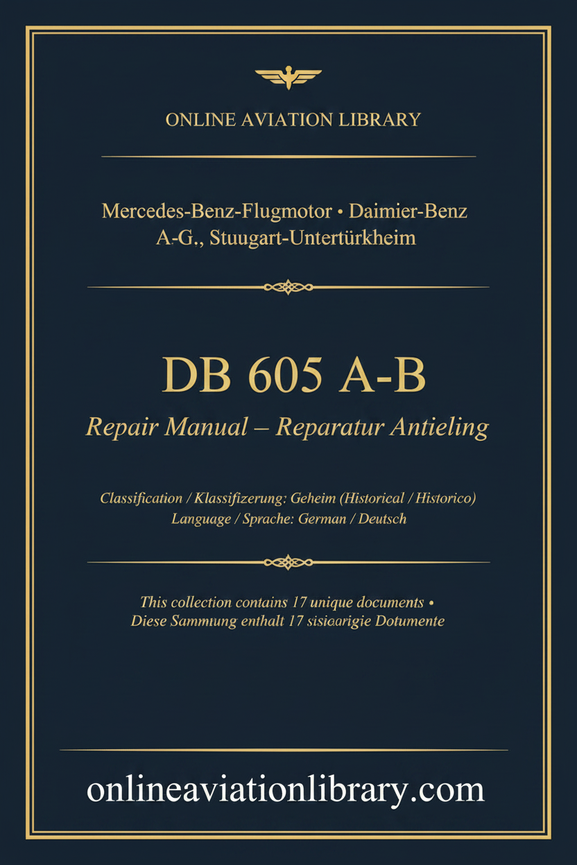 DB 605 A-B — Repair Manual