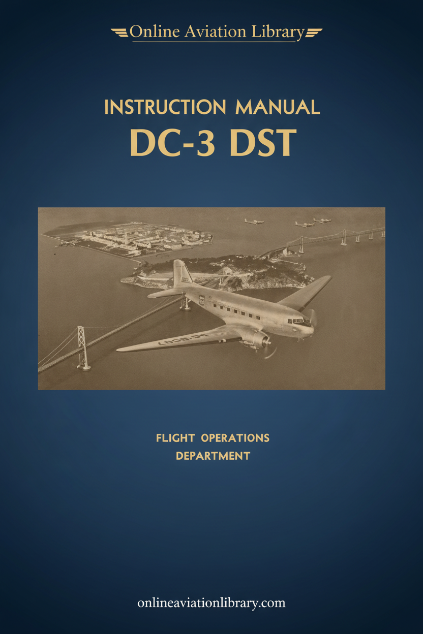 DC-3 DST Instruction Manual Cover Page