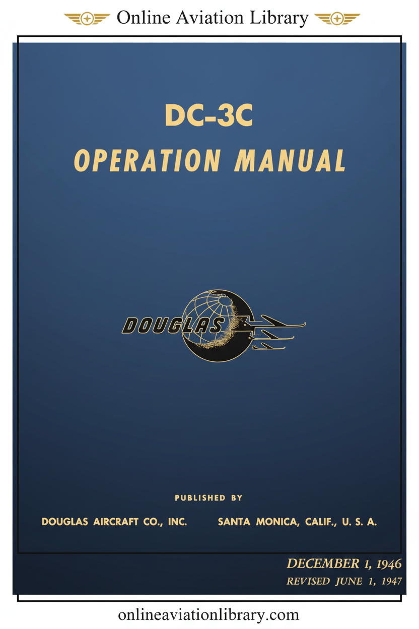 DC-3C Operation Manual Cover Page