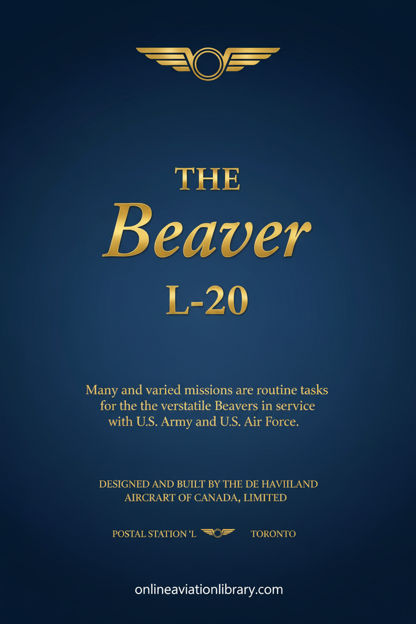 De Havilland Beaver L-20 Standard Cover Page