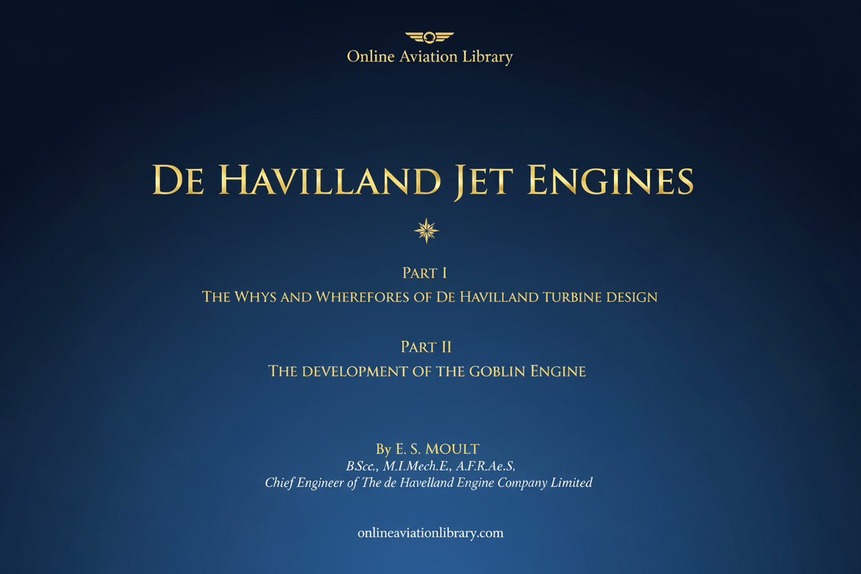 de Havilland Jet Engines Cover Page
