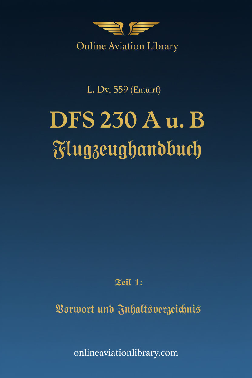 DFS 230 A u. B Standard Cover Page