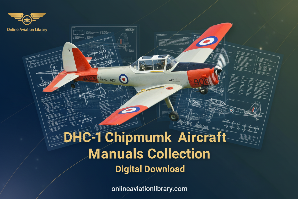 DHC-1 Chipmunk Aircraft Manuals Collection - Digital Download