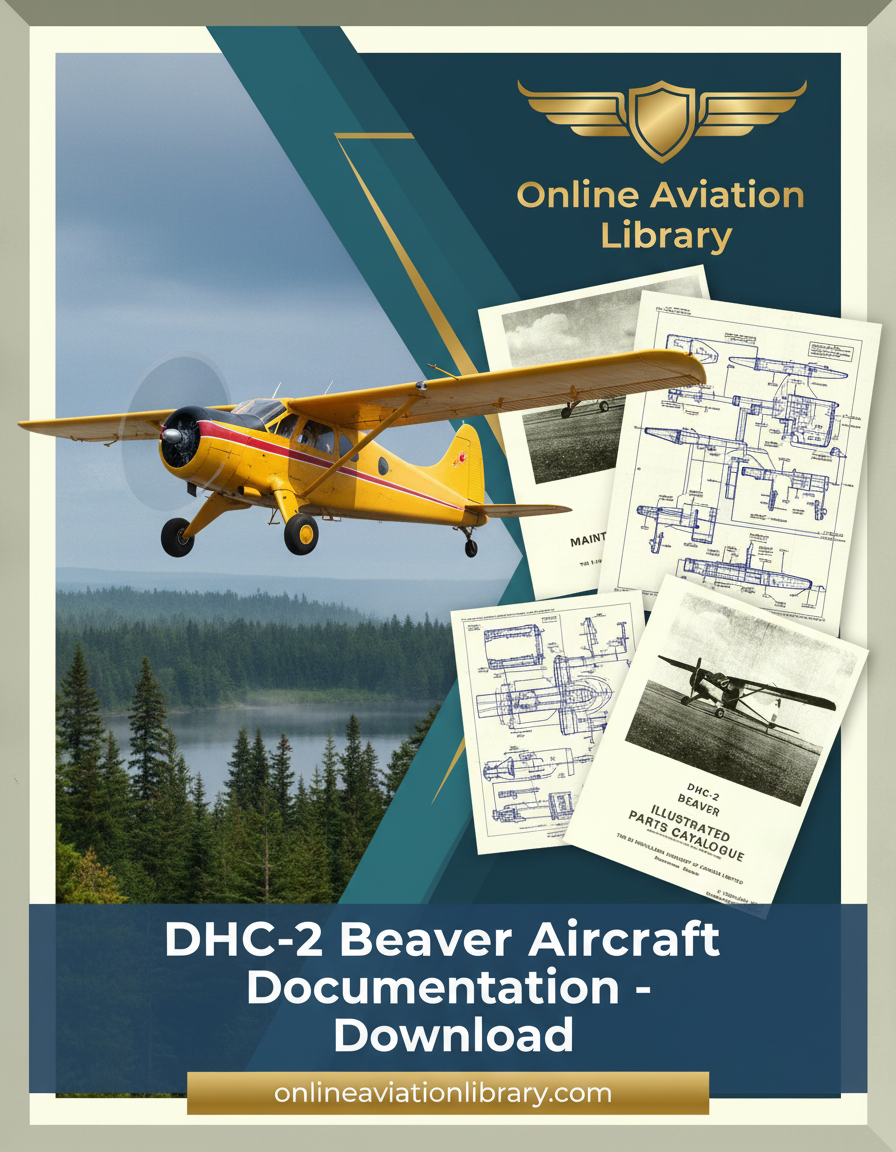 DHC-2 Beaver Aircraft Documentation Modern Banner
