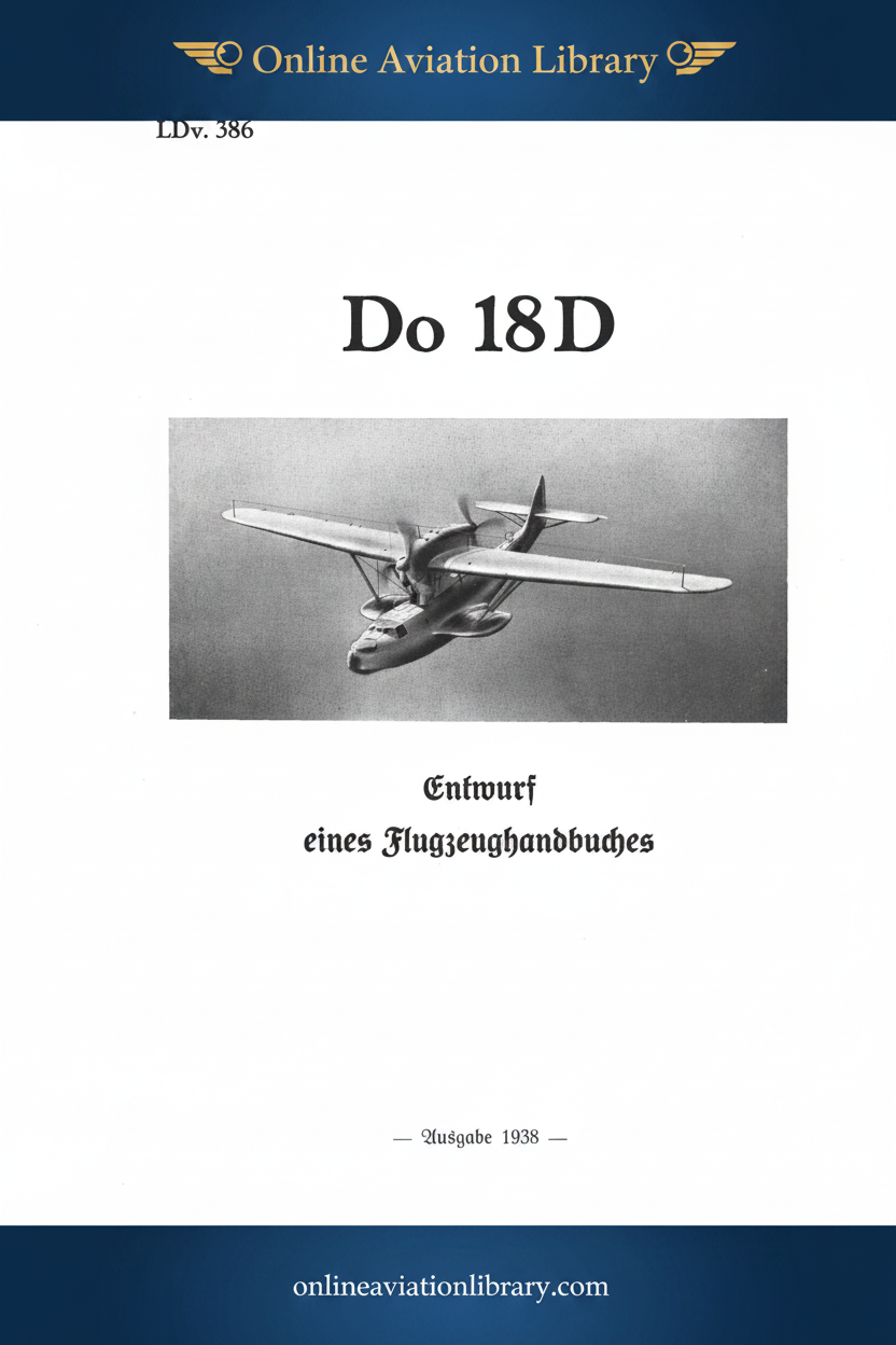 Do 18 D Flugzeughandbuch Cover