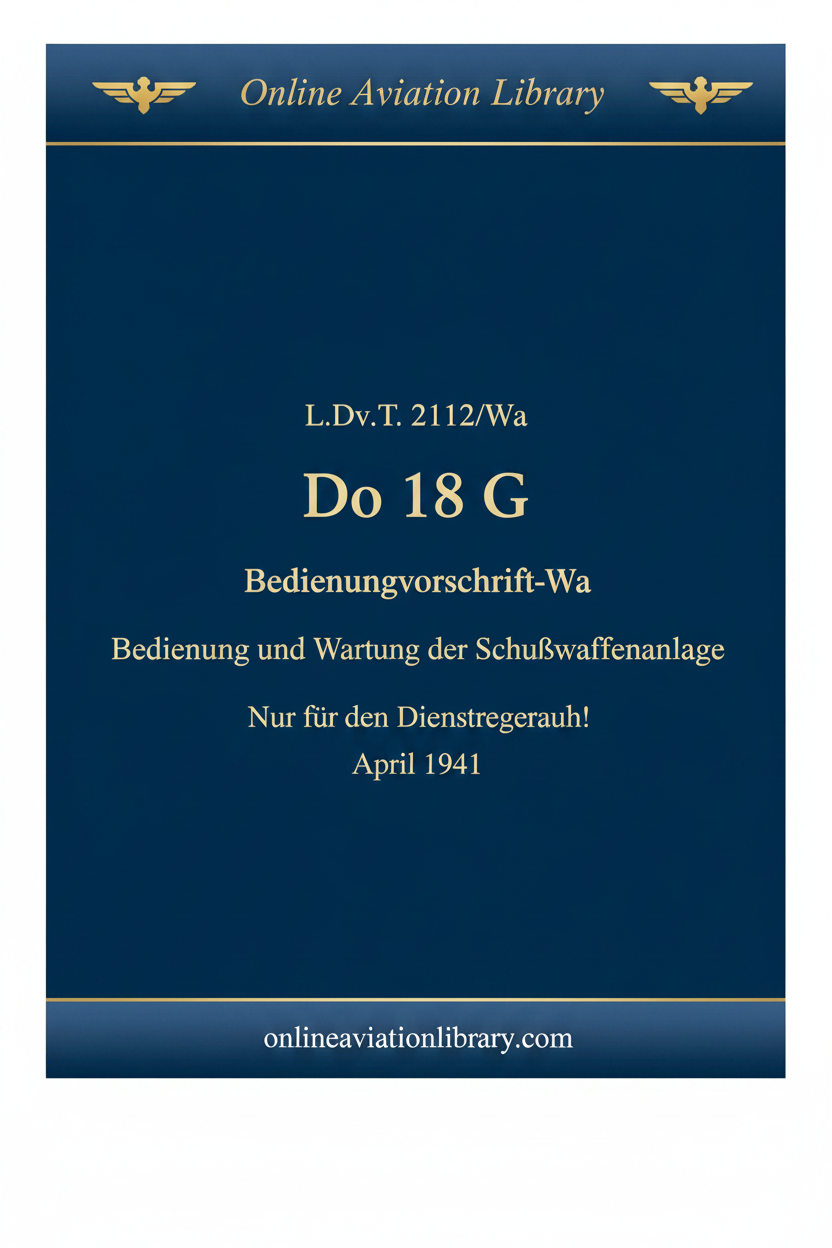 Do 18 G Armament Cover