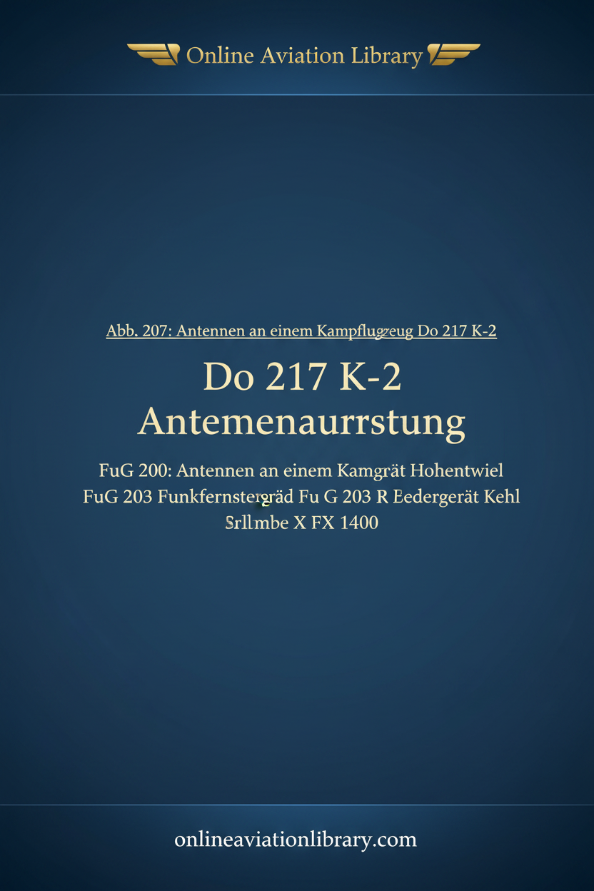 Do 217 K-2 Antennenausrüstung