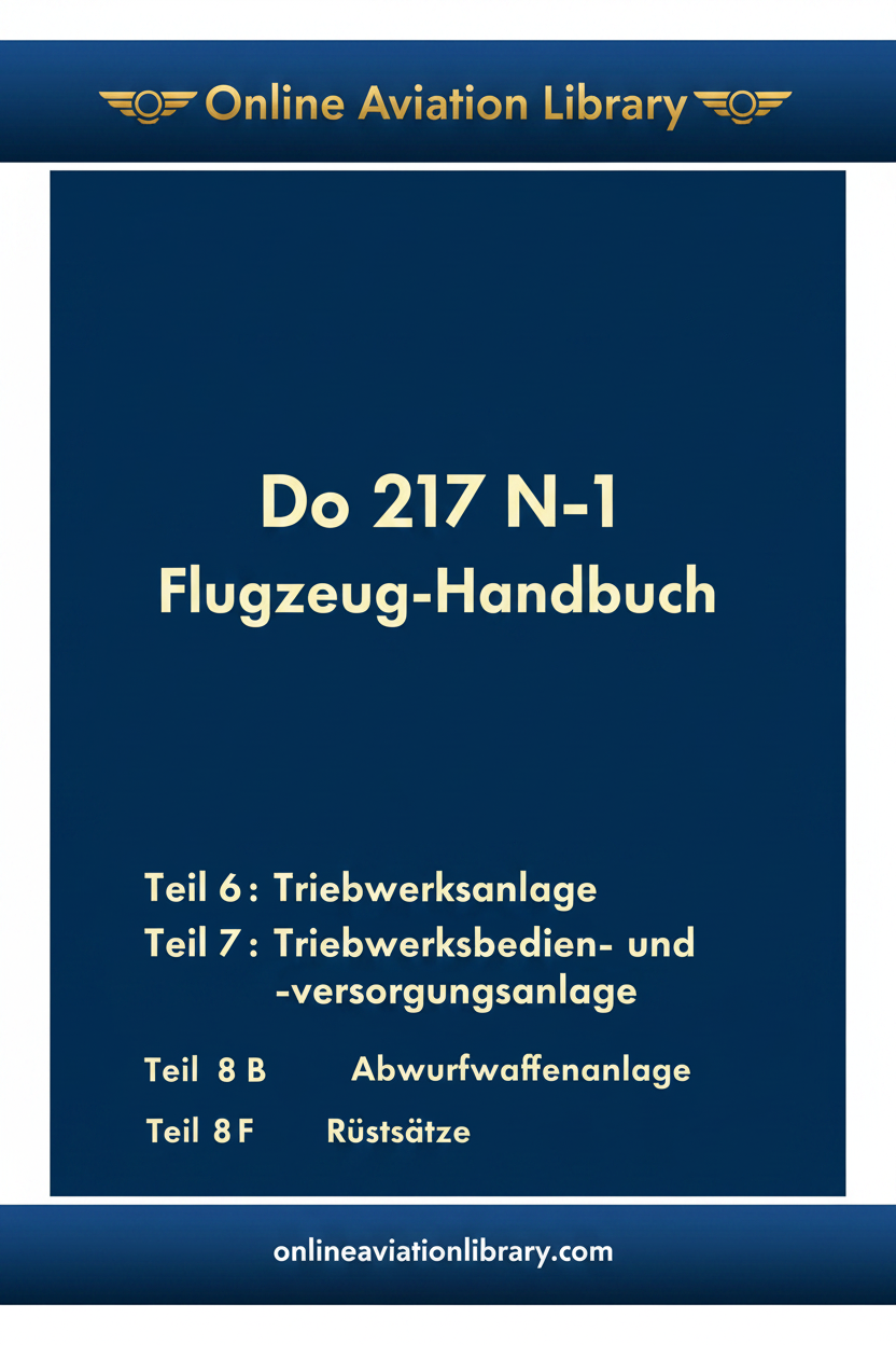 Do 217 N-1 Teil 6-7 8B 8F Cover