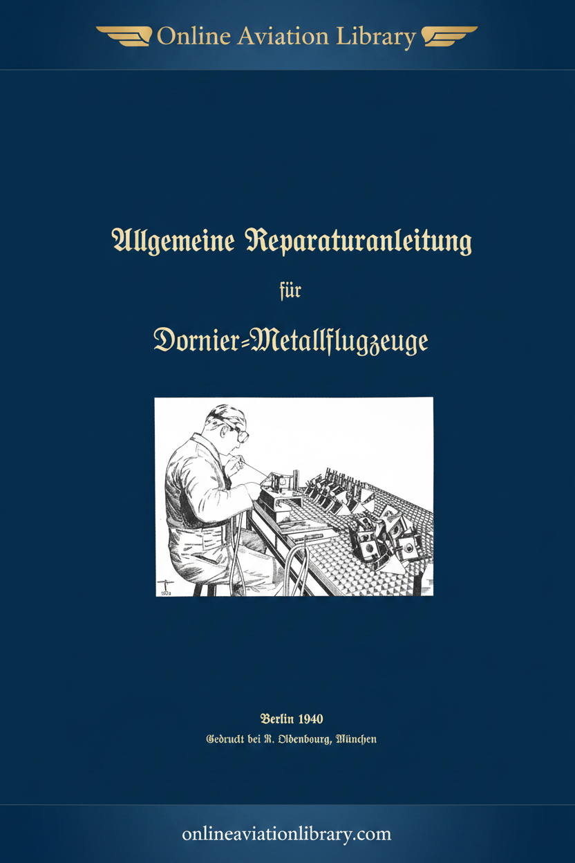 Dornier Repair Manual Cover