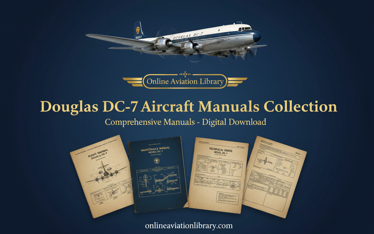 Douglas DC-7 Vertical Banner