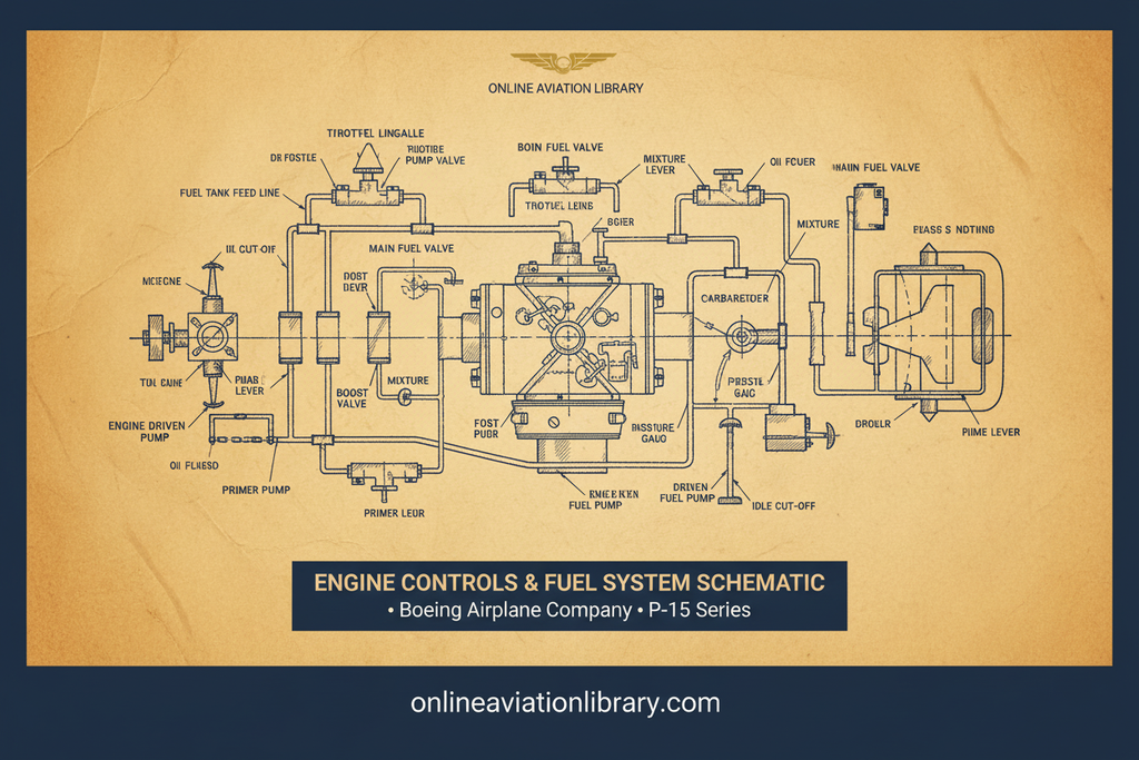 Engine Controls Fuel System Schematic P-15