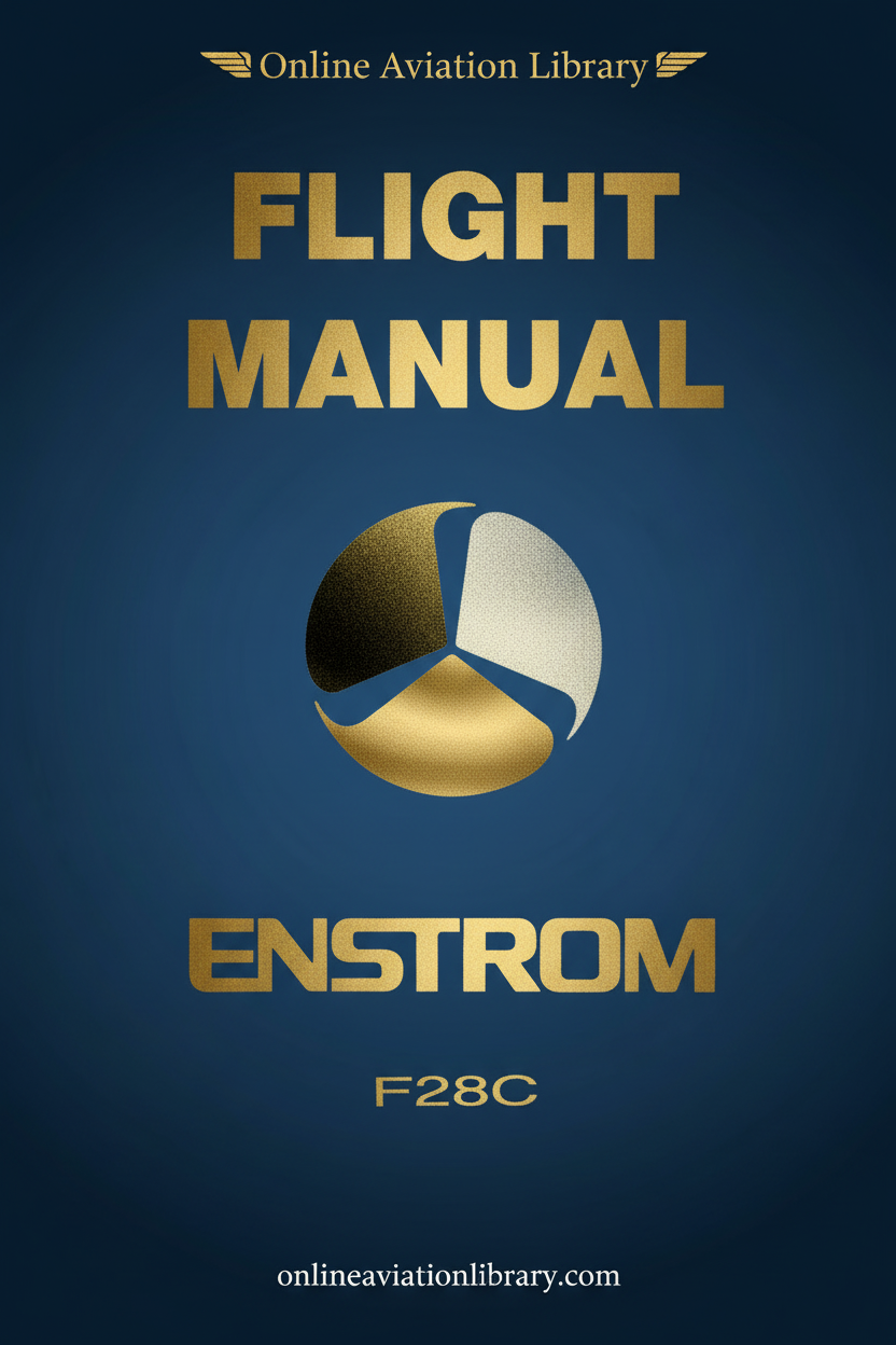 Enstrom F28C Flight Manual Cover Page