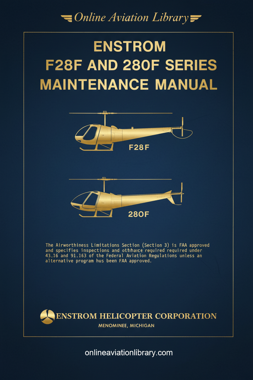 Enstrom Maintenance Manual Cover Page
