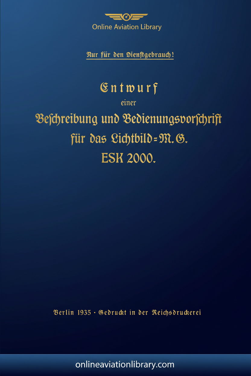 ESK 2000 Lichtbild-M.G. Standard Cover Page
