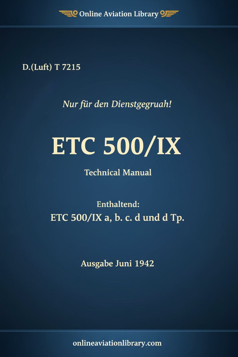 ETC 500/IX Cover