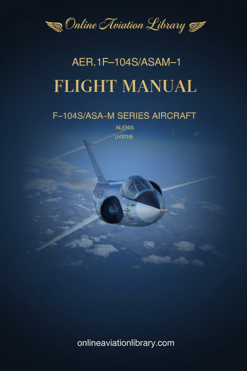 F-104S/ASA-M Flight Manual Cover Page