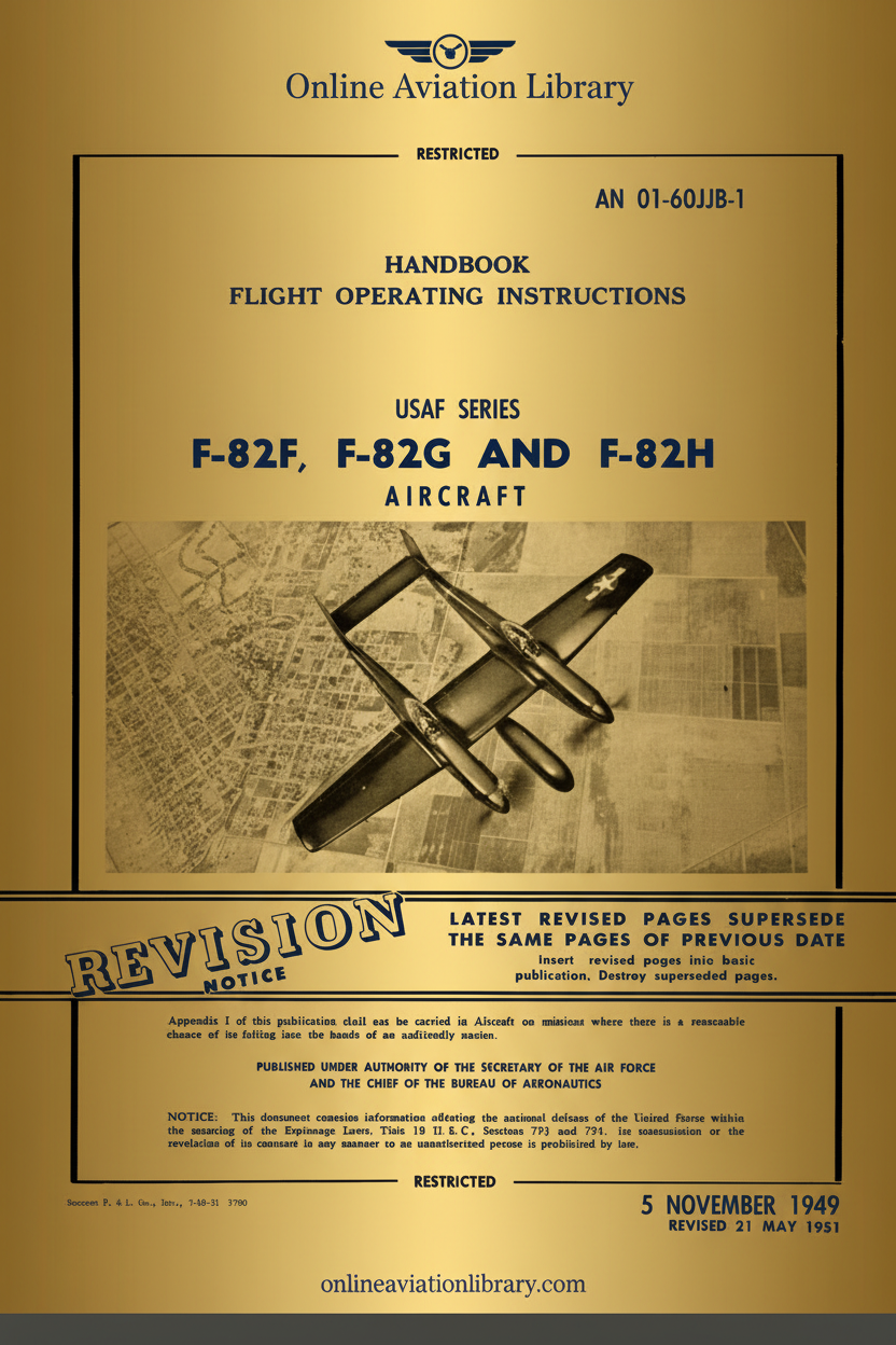 F-82F G H Handbook Cover Page
