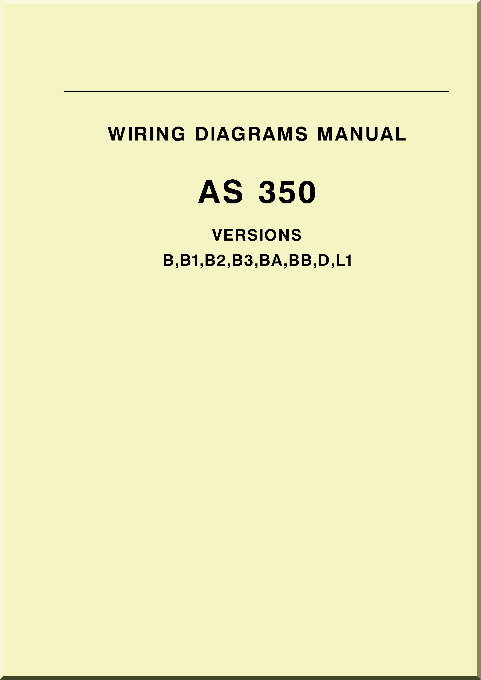 Aerospatiale AS 350 Écureuil B version Helicopter Bundle Manuals to Download