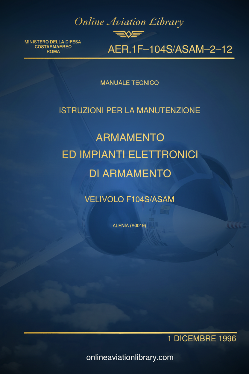 F104S/ASAM Armament Manual Cover Page