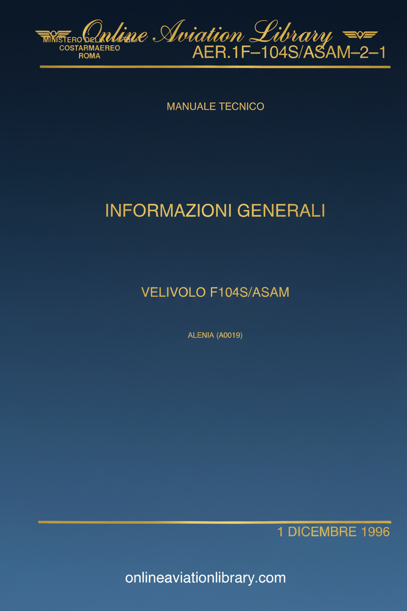 F104S/ASAM General Information Manual Cover Page