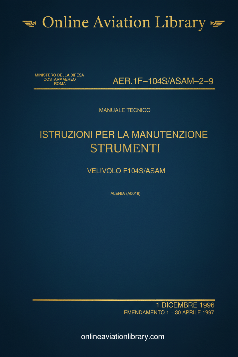 F104S/ASAM Instruments Manual Cover Page