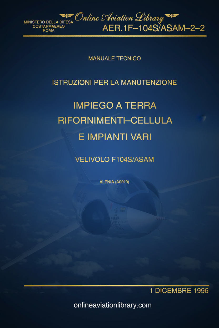 F104S/ASAM Maintenance Manual Cover Page