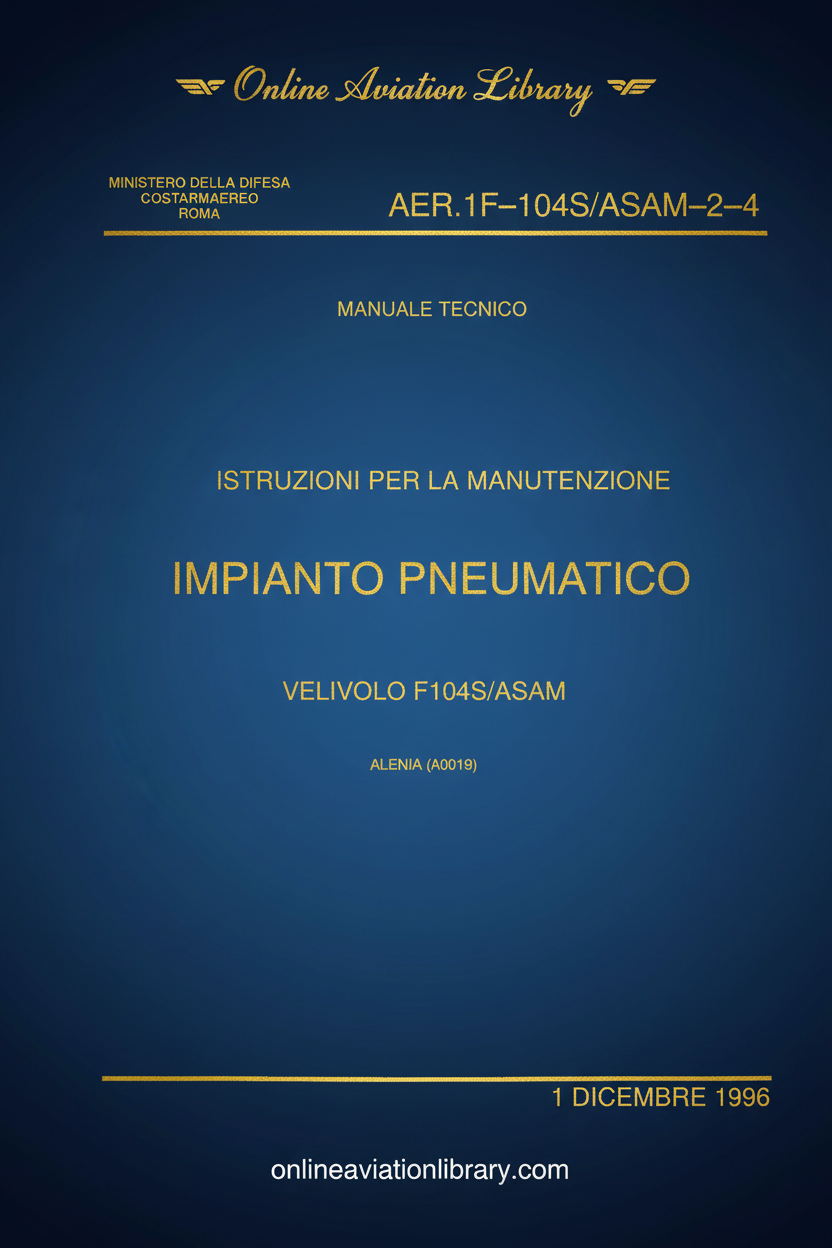 F104S/ASAM Pneumatic System Manual Cover Page