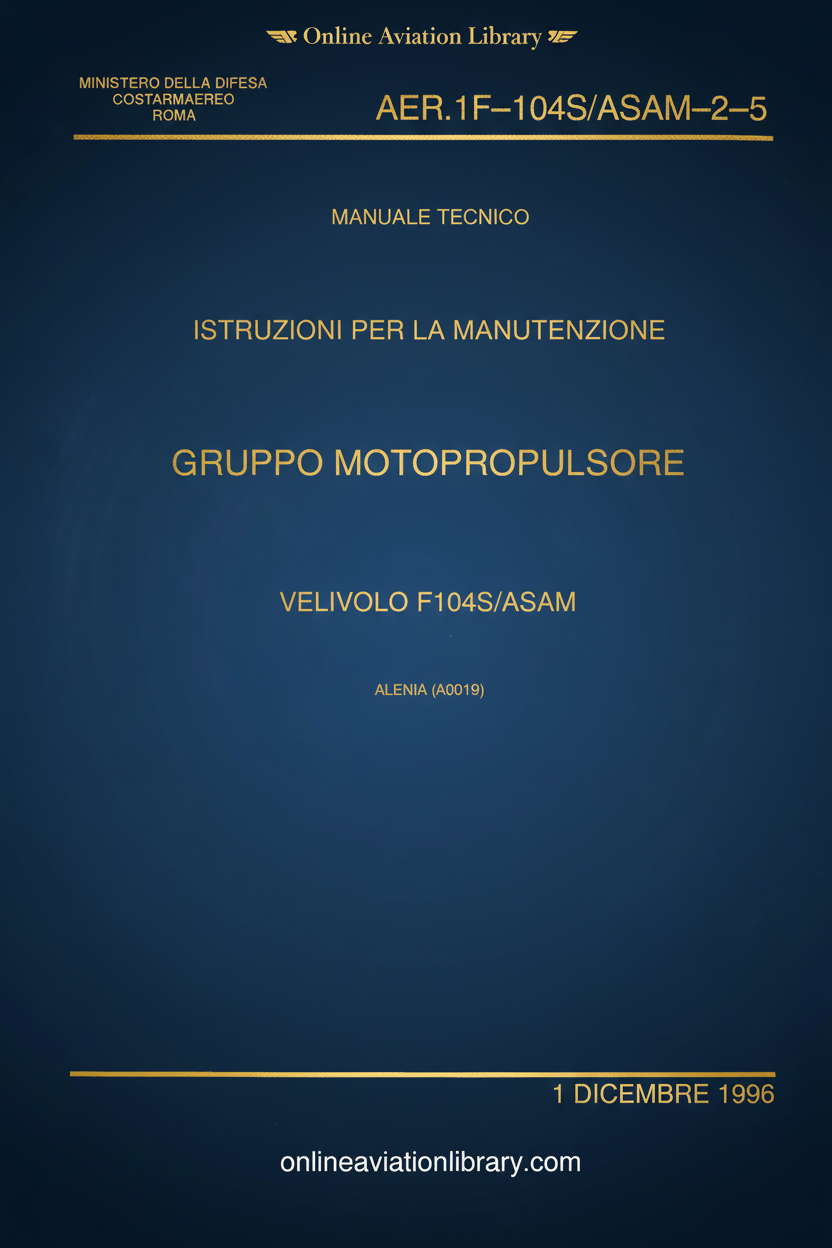 F104S/ASAM Powerplant Manual Cover Page